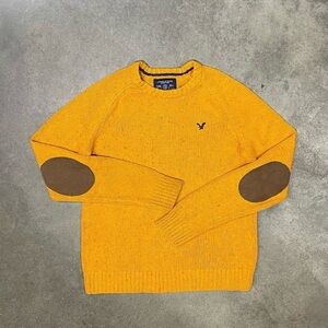 Vintage American Eagle Elbow Patch Heavy Knit Sweater